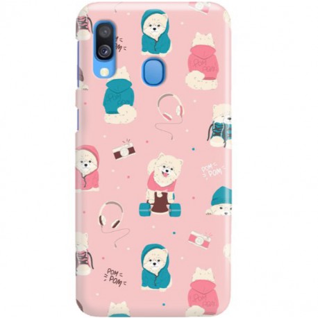 ETUI CLEAR NA TELEFON SAMSUNG GALAXY A40 CUTE DOGS 2