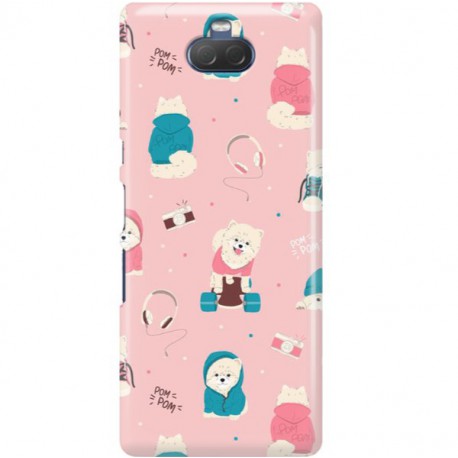 ETUI CLEAR NA TELEFON SONY XPERIA 10 CUTE DOGS 2