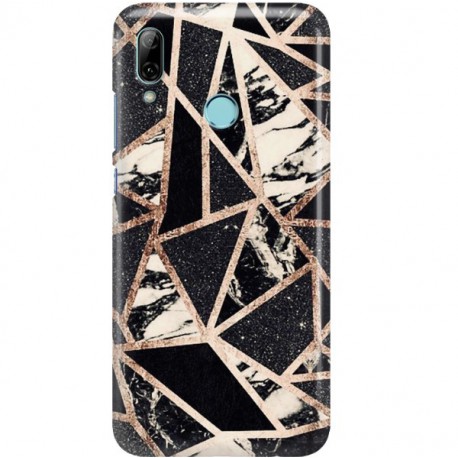 ETUI CLEAR NA TELEFON HUAWEI P SMART 2019 CZARNY MARMUR