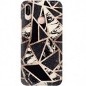 ETUI CLEAR NA TELEFON HUAWEI P20 LITE CZARNY MARMUR