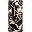 ETUI CLEAR NA TELEFON HUAWEI Y9 2018 CZARNY MARMUR