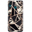 ETUI CLEAR NA TELEFON HUAWEI Y9 2019 CZARNY MARMUR