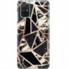ETUI CLEAR NA TELEFON SAMSUNG GALAXY A71 CZARNY MARMUR