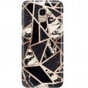 ETUI CLEAR NA TELEFON SAMSUNG GALAXY J6 2018 CZARNY MARMUR