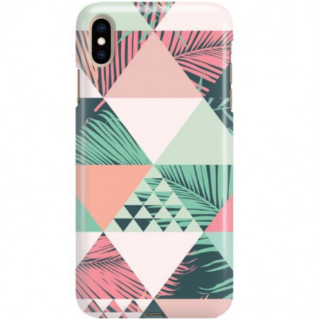 ETUI CLEAR NA TELEFON APPLE IPHONE XS MAX EGZOTYCZNE TRÓJLĄTY