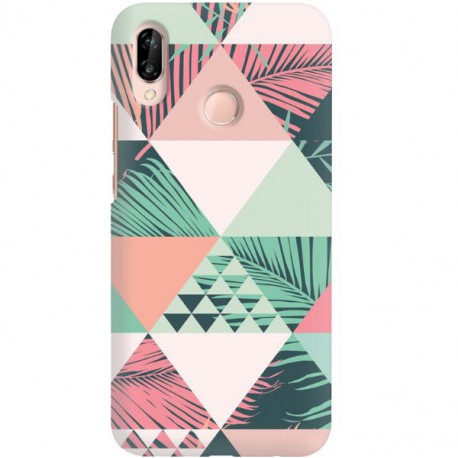 ETUI CLEAR NA TELEFON HUAWEI P20 LITE EGZOTYCZNE TRÓJLĄTY