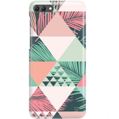 ETUI CLEAR NA TELEFON HUAWEI Y9 2018 EGZOTYCZNE TRÓJLĄTY