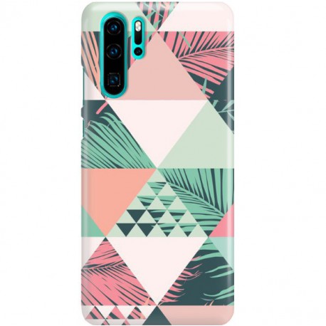 ETUI CLEAR NA TELEFON HUAWEI P30 PRO EGZOTYCZNE TRÓJLĄTY