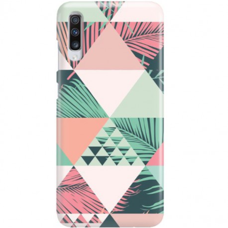 ETUI CLEAR NA TELEFON SAMSUNG GALAXY A70 EGZOTYCZNE TRÓJLĄTY