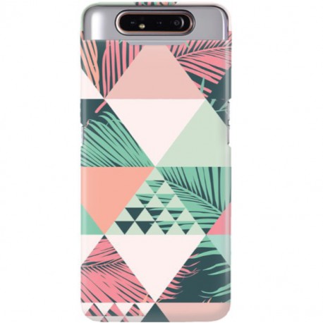 ETUI CLEAR NA TELEFON SAMSUNG GALAXY A80 EGZOTYCZNE TRÓJLĄTY