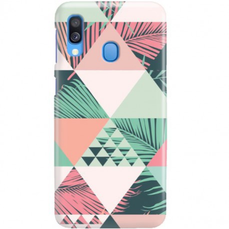 ETUI CLEAR NA TELEFON SAMSUNG GALAXY A40 EGZOTYCZNE TRÓJLĄTY