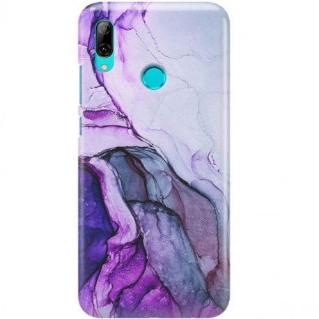 ETUI CLEAR NA TELEFON HUAWEI Y7 2019 FIOLETOWY MARMUREK