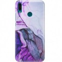 ETUI CLEAR NA TELEFON HUAWEI Y9 2019 FIOLETOWY MARMUREK