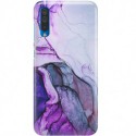 ETUI CLEAR NA TELEFON SAMSUNG GALAXY A50 FIOLETOWY MARMUREK