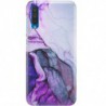 ETUI CLEAR NA TELEFON SAMSUNG GALAXY A50 FIOLETOWY MARMUREK