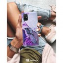 ETUI CLEAR NA TELEFON SAMSUNG GALAXY A71 FIOLETOWY MARMUREK