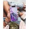 ETUI CLEAR NA TELEFON SAMSUNG GALAXY A80 FIOLETOWY MARMUREK