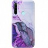 ETUI CLEAR NA TELEFON XIAOMI REDMI NOTE 8 FIOLETOWY MARMUREK