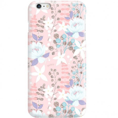 ETUI CLEAR NA TELEFON APPLE IPHONE 6 PLUS / 6S PLUS FLOWERS