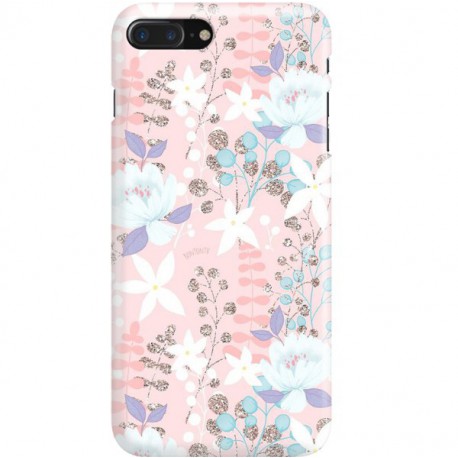 ETUI CLEAR NA TELEFON APPLE IPHONE 7 PLUS / 8 PLUS FLOWERS