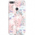 ETUI CLEAR NA TELEFON HTC DESIRE 12 PLUS FLOWERS