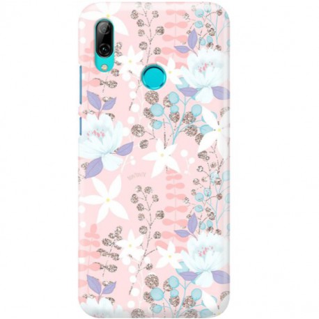 ETUI CLEAR NA TELEFON HUAWEI Y7 2019 FLOWERS