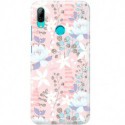 ETUI CLEAR NA TELEFON HUAWEI Y7 2019 FLOWERS