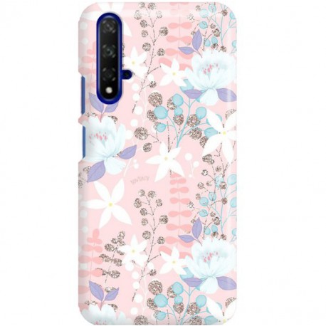 ETUI CLEAR NA TELEFON HUAWEI HONOR 20 FLOWERS