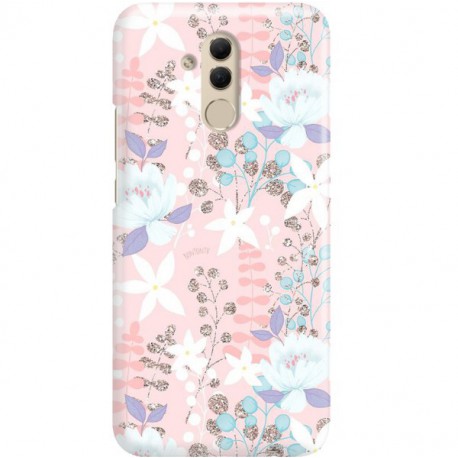 ETUI CLEAR NA TELEFON HUAWEI MATE 20 LITE FLOWERS