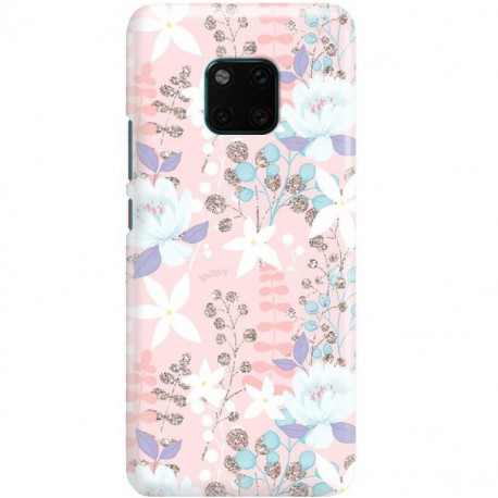 ETUI CLEAR NA TELEFON HUAWEI MATE 20 PRO FLOWERS