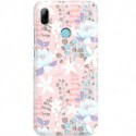 ETUI CLEAR NA TELEFON HUAWEI P SMART 2019 FLOWERS