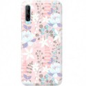 ETUI CLEAR NA TELEFON HUAWEI P SMART PRO / HONOR Y9S FLOWERS