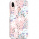 ETUI CLEAR NA TELEFON HUAWEI P20 LITE FLOWERS