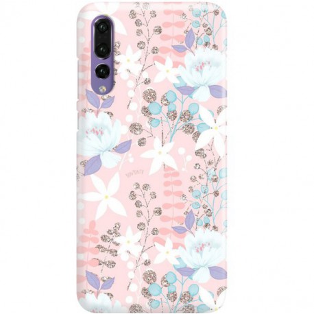 ETUI CLEAR NA TELEFON HUAWEI P20 PRO FLOWERS