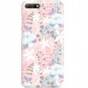 ETUI CLEAR NA TELEFON HUAWEI Y6 2019 FLOWERS