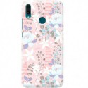 ETUI CLEAR NA TELEFON HUAWEI Y9 2019 FLOWERS