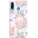 ETUI CLEAR NA TELEFON HUAWEI P30 LITE FLOWERS