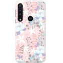 ETUI CLEAR NA TELEFON MOTOROLA MOTO ONE MACRO FLOWERS