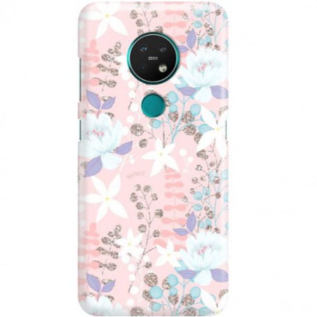 ETUI CLEAR NA TELEFON NOKIA 6.2 / 7.2 FLOWERS