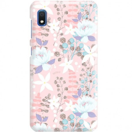 ETUI CLEAR NA TELEFON SAMSUNG GALAXY A10 FLOWERS