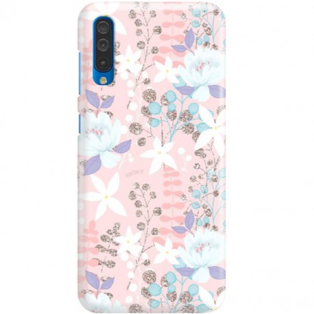 ETUI CLEAR NA TELEFON SAMSUNG GALAXY A50 FLOWERS