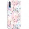ETUI CLEAR NA TELEFON SAMSUNG GALAXY A50 FLOWERS