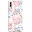 ETUI CLEAR NA TELEFON SAMSUNG GALAXY A70 FLOWERS