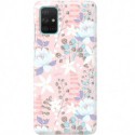 ETUI CLEAR NA TELEFON SAMSUNG GALAXY A71 FLOWERS