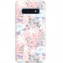 ETUI CLEAR NA TELEFON SAMSUNG GALAXY S10 FLOWERS
