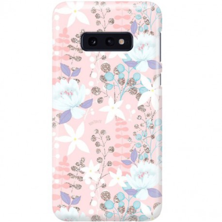 ETUI CLEAR NA TELEFON SAMSUNG GALAXY S10E FLOWERS