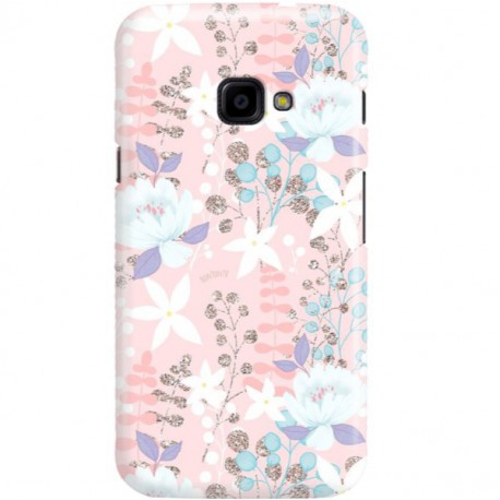 ETUI CLEAR NA TELEFON SAMSUNG GALAXY XCOVER 4 FLOWERS