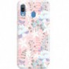 ETUI CLEAR NA TELEFON SAMSUNG GALAXY A30 FLOWERS