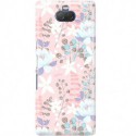 ETUI CLEAR NA TELEFON SONY XPERIA 10 FLOWERS