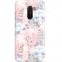 ETUI CLEAR NA TELEFON XIAOMI POCO F1 FLOWERS